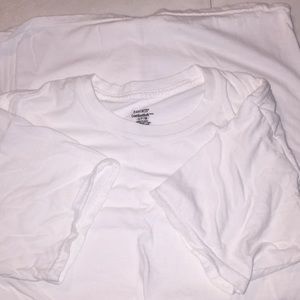 Plain white tee
